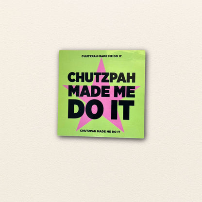 "Yiddish Sticker Pack" (8 Stickers)