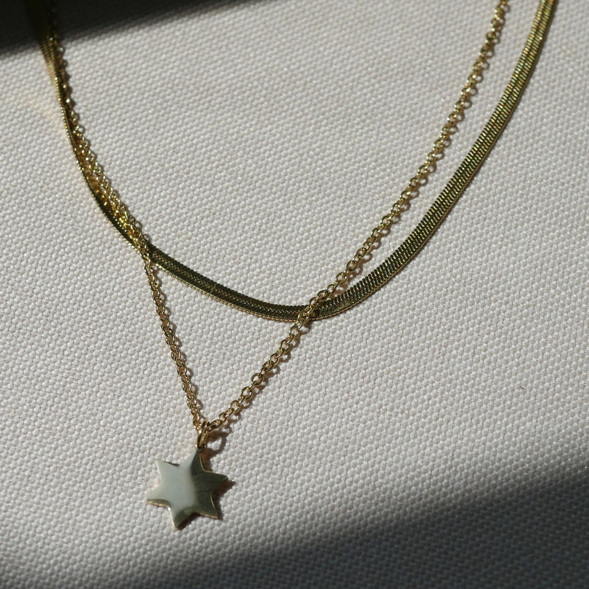 Jewish Star Layered Necklace