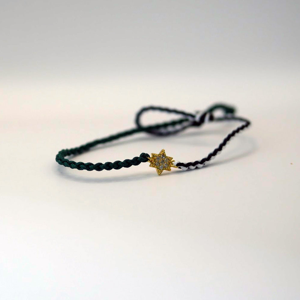 Jewish star friendship bracelet